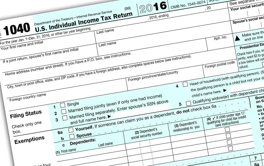 2016 Form 1040
